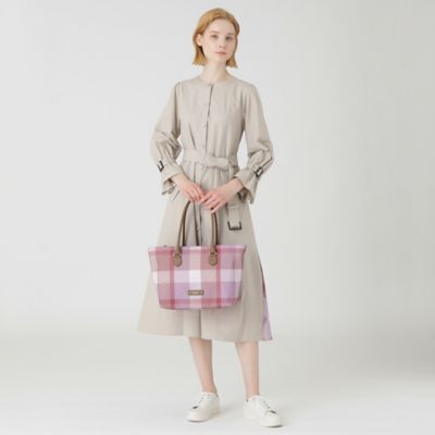 クレストブリッジチェックPVCトート（55116113＿＿