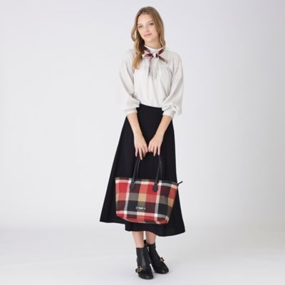 クレストブリッジチェックPVCトートバッグ