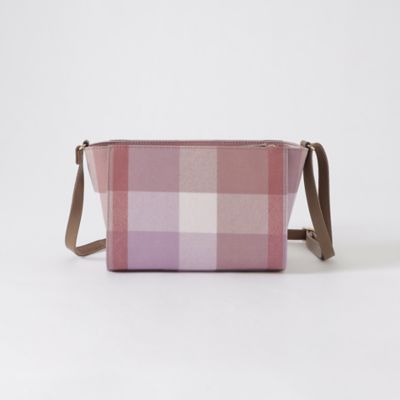 クレストブリッジチェックPVCミニショルダー