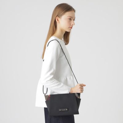 パーシャルクレストブリッジチェックPVCミニショルダー 