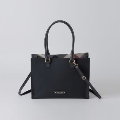 パーシャルクレストブリッジチェックＰＶＣトート（５５１２２２１５＿＿）