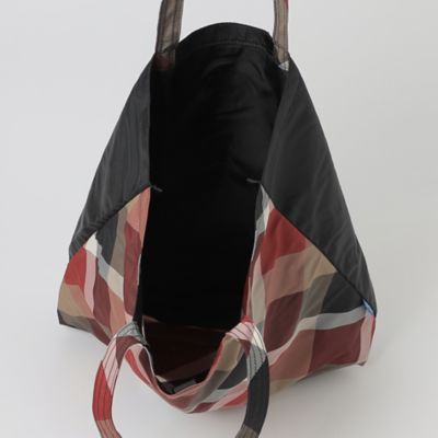 パーシャルクレストブリッジチェックエコバッグ（５５１２４４１２＿＿）