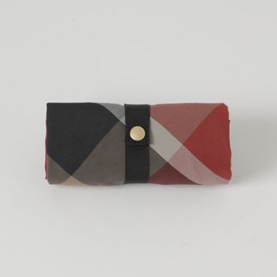 パーシャルクレストブリッジチェックエコバッグ（５５１２４４１２＿＿）