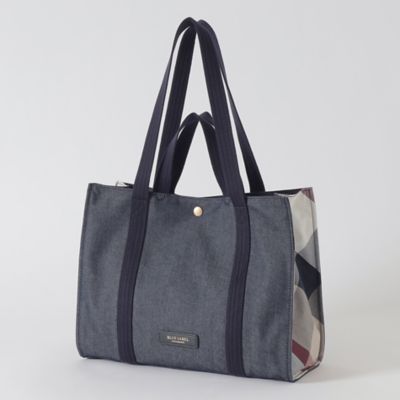 BLUE LABEL ネイビー トートバッグ サイドポケットトート（バッグ）｜BLUE LABEL CRESTBRIDGE