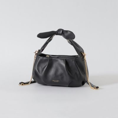 ＜BLUE LABEL CRESTBRIDGE (Women)＞ギャザーリボンレザーバッグ（５５１３０５０１＿＿）
