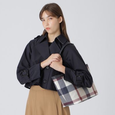 クレストブリッジチェックPVCトート（55132421＿＿