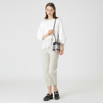 クレストブリッジチェックキャンバス巾着（55133301＿＿