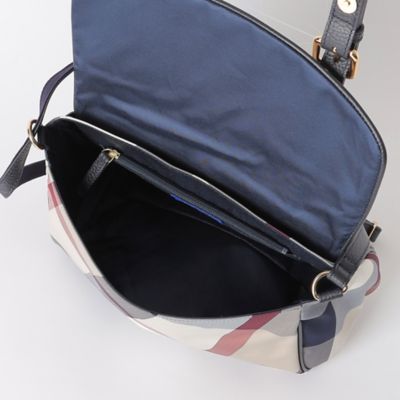 店舗限定】クレストブリッジチェックフラップショルダーバッグ