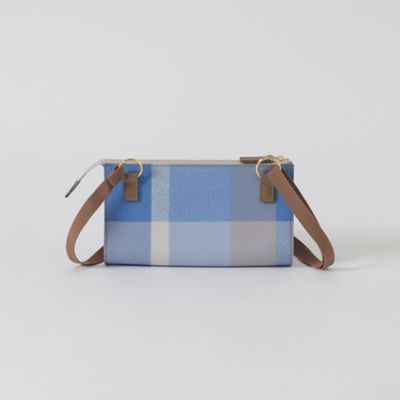 クレストブリッジチェックPVCウォレットバッグ