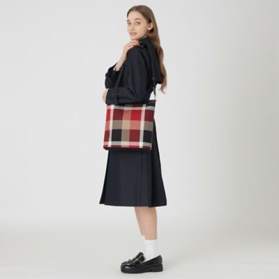 クレストブリッジチェックキャンバスショルダー（５５１３６５０４＿＿）