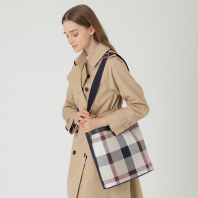 クレストブリッジチェックキャンバスショルダー（５５１３６５０４＿＿）