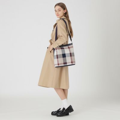 クレストブリッジチェックキャンバスショルダー（５５１３６５０４＿＿）