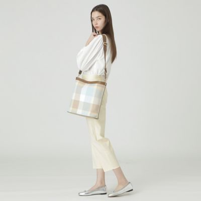 クレストブリッジチェックキャンバスショルダー（５５１３６５０４＿＿）