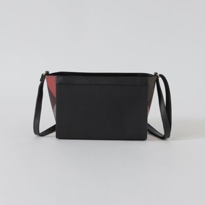 パーシャルクレストブリッジチェックＰＶＣミニショルダー（５５１３７４２２＿＿）