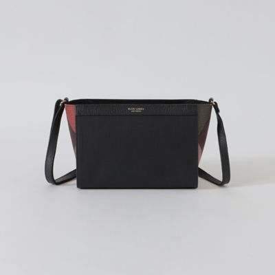 パーシャルクレストブリッジチェックＰＶＣミニショルダー（５５１３７４２２＿＿）
