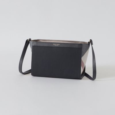 パーシャルクレストブリッジチェックＰＶＣミニショルダー（５５１３７４２２＿＿）