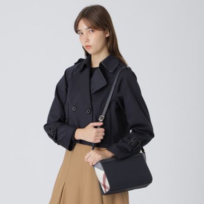 パーシャルクレストブリッジチェックＰＶＣミニショルダー（５５１３７４２２＿＿）
