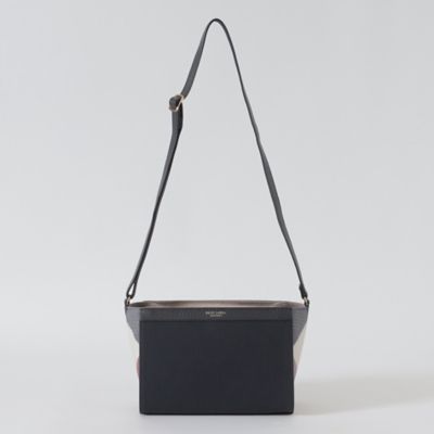 パーシャルクレストブリッジチェックＰＶＣミニショルダー（５５１３７４２２＿＿）