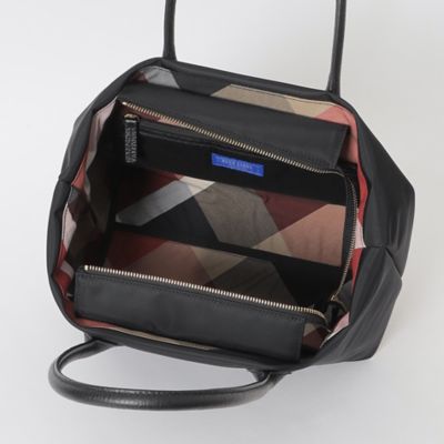 パーシャルクレストブリッジチェックナイロントート（５５１３８５０５＿＿）