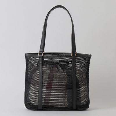 BLUE LABEL CRESTBRIDGE メッシュかごバッグ トートバッグ メッシュトートバッグ（55139140＿＿） | BLUE LABEL