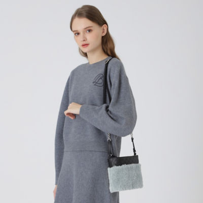 BLUE LABEL CRESTBRIDGE ミニ　ショルダーバッグ　２way セール】 パーシャルクレストブリッジチェックナイロンミニ