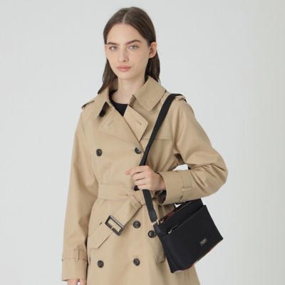 パーシャルクレストブリッジチェックナイロンミニショルダー（５５１３９５０５＿＿）
