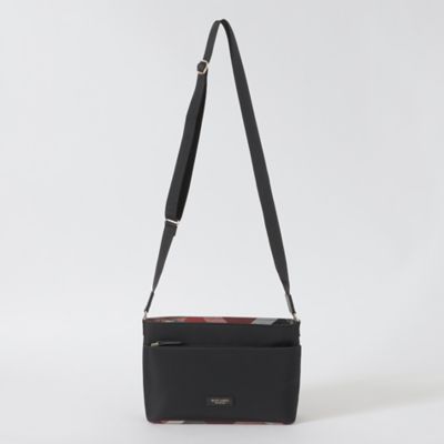 パーシャルクレストブリッジチェックナイロンミニショルダー（５５１３９５０５＿＿）