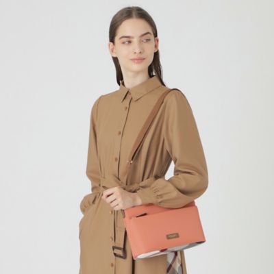 パーシャルクレストブリッジチェックナイロンミニショルダー（５５１３９５０５＿＿）