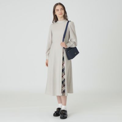 パーシャルクレストブリッジチェックナイロンミニショルダー（５５１３９５０５＿＿）