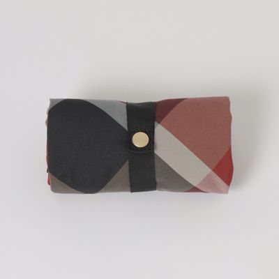 パーシャルクレストブリッジチェックエコバッグ（５５１４０５０５＿＿）