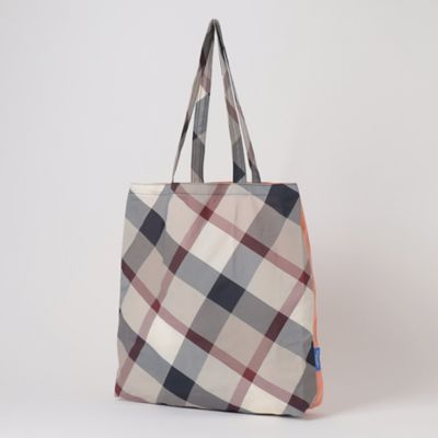 パーシャルクレストブリッジチェックエコバッグ（５５１４０５０５＿＿）