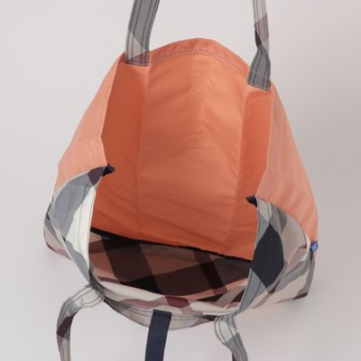 パーシャルクレストブリッジチェックエコバッグ（５５１４０５０５＿＿）