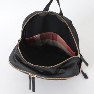 パーシャルクレストブリッジチェックナイロンバックパック（５５１４１５０５＿＿）