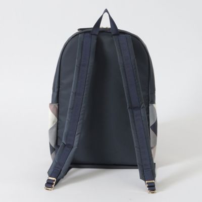 パーシャルクレストブリッジチェックナイロンバックパック（５５１４１５０５＿＿）