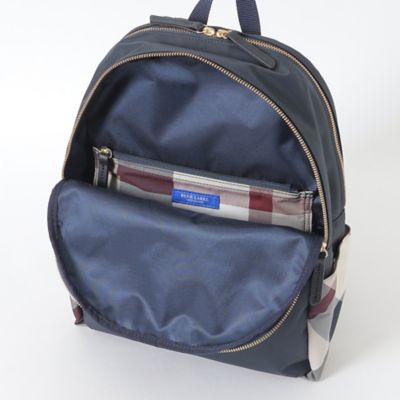 パーシャルクレストブリッジチェックナイロンバックパック（５５１４１５０５＿＿）