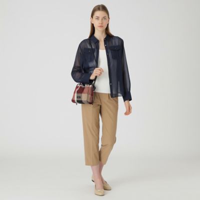 断捨離専用 ♡ ブルーレーベルクレストブリッジ 巾着 ショルダー ハンドバック BLUE LABEL CRESTBRIDGE（ブルーレーベルクレストブリッジ）の
