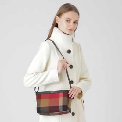 クレストブリッジチェックシャギーミニショルダー