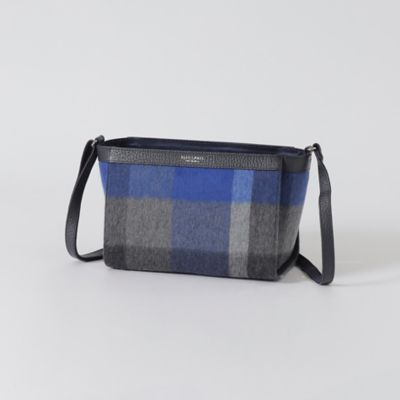 BLUE LABEL CRESTBRIDGE ショルダーウォレット チェーン クレストブリッジチェックPVCウォレットショルダー(508413366