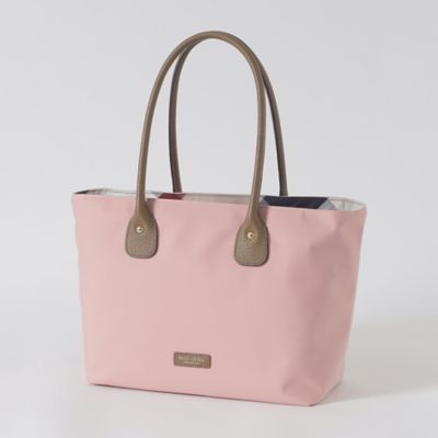 パーシャルクレストブリッジチェックナイロントート