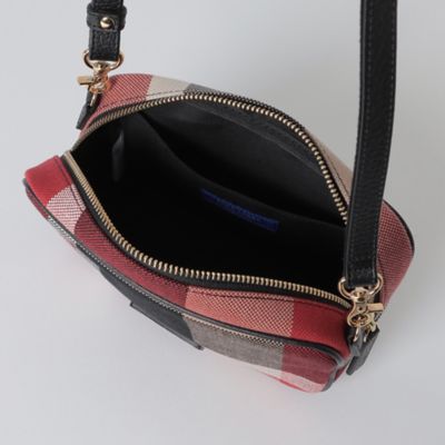 【一部店舗限定】クレストブリッジチェックキャンバスミニショルダー（５５１４６３４７＿＿）