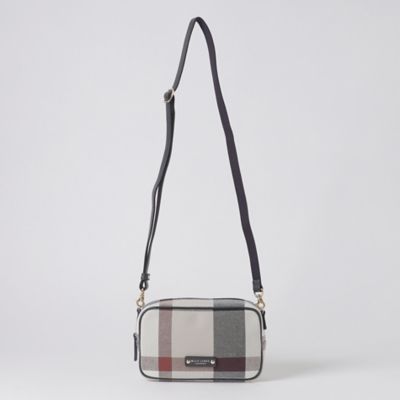 【一部店舗限定】クレストブリッジチェックキャンバスミニショルダー（５５１４６３４７＿＿）