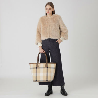 ✨美品✨ ブルーレーベルクレストブリッジ トートバッグ 2way 大容量 BLUE LABEL CRESTBRIDGE トートバッグ パーシャルクレスト