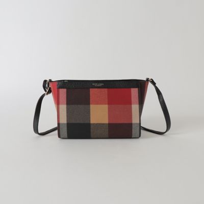 クレストブリッジチェックＰＶＣミニショルダー（５５１５３５０７＿＿）