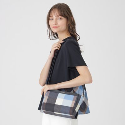 クレストブリッジチェックＰＶＣミニショルダー（５５１５３５０７＿＿）