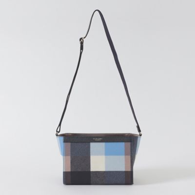 クレストブリッジチェックＰＶＣミニショルダー（５５１５３５０７＿＿）