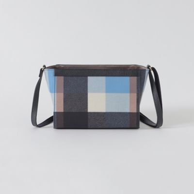 クレストブリッジチェックＰＶＣミニショルダー（５５１５３５０７＿＿）