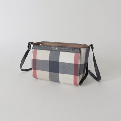 クレストブリッジチェックＰＶＣミニショルダー（５５１５３５０７＿＿）