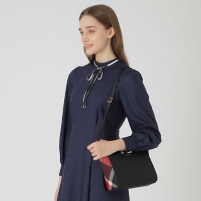 パーシャルクレストブリッジチェックＰＶＣミニショルダー（５５１５７５０８＿＿）
