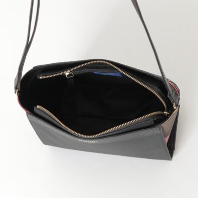 パーシャルクレストブリッジチェックＰＶＣミニショルダー（５５１５７５０８＿＿）