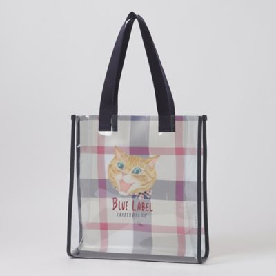 BLUE LABEL CRESTBRIDGE (Women)/ブルーレーベル・クレストブリッジ クリアＰＶＣキャットプリントトート（５５１６２５１１＿＿）